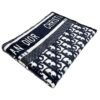 D black white throw blanket 440#