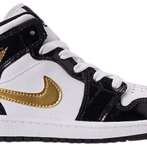Air Jordan 1 Mid Patent PS 'Black Gold' BQ6932-007