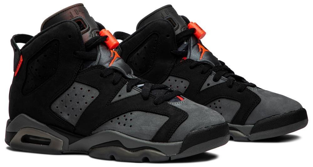 Paris Saint-Germain x Air Jordan 6 Retro BG 'Iron Grey' CN1078-001 - Image 3