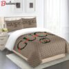 Gucci fashion logo limited luxury brand bedding sets, bedroom decor , thanksgiving decorations for home 28 best luxury bed sets gift thankgivings and christmas Bedding Sets