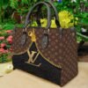 Louis vuitton brown black luxury brand fashion women small handbag purse for beauty