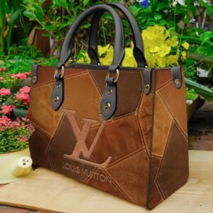 Louis vuitton brown luxury brand fashion women small handbag purse for beauty