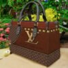 Louis vuitton brown women small handbag purse luxury brand fashion for beauty