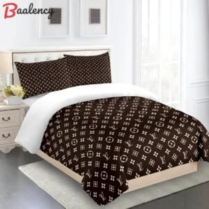 Louis vuitton fashion logo limited luxury brand bedding sets, bedroom decor , thanksgiving decorations for home 24 best luxury bed sets gift thankgivings and christmas Bedding Sets