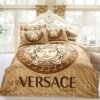Versace logo luxury brand high-end bedding set home decorations for home best luxury bed sets gift Bedding Sets