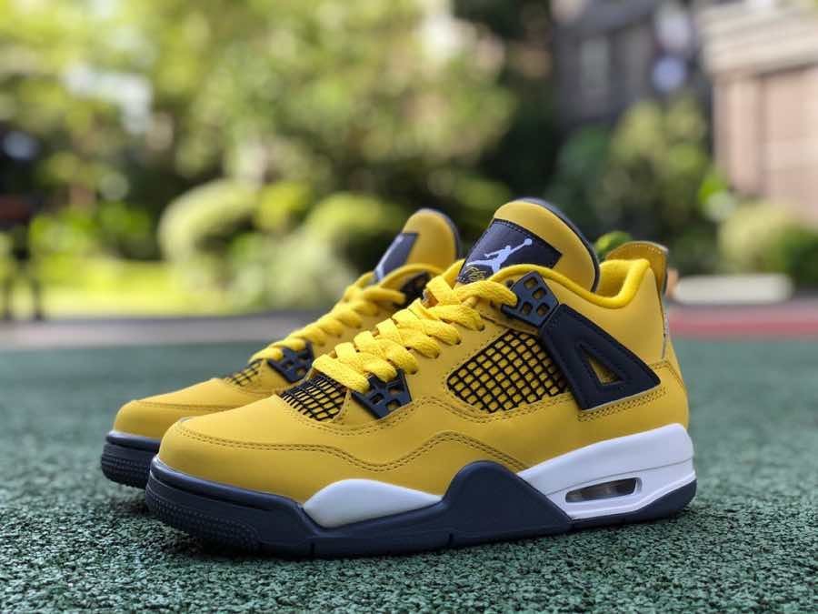 Air Jordan 4 Retro (GS) “Tour Yellow” 2021 - Image 2