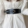 Leather Belts For Women High Quality Adjustable Pu Leather Long Waistband