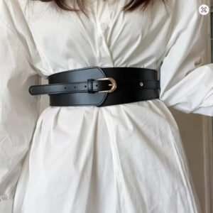 Leather Belts For Women High Quality Adjustable Pu Leather Long Waistband